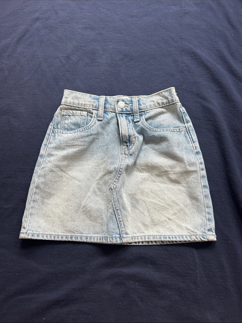 Old Navy Girls Light Blue Denim Skirt